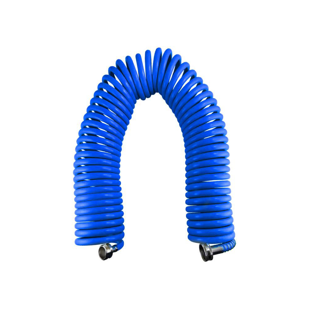 AvaGard Garden Hose: Recoil, 3/4, Polyethylene, Ethylene Vinyl Acetate, 75 - AVGRWH75FT-BL
