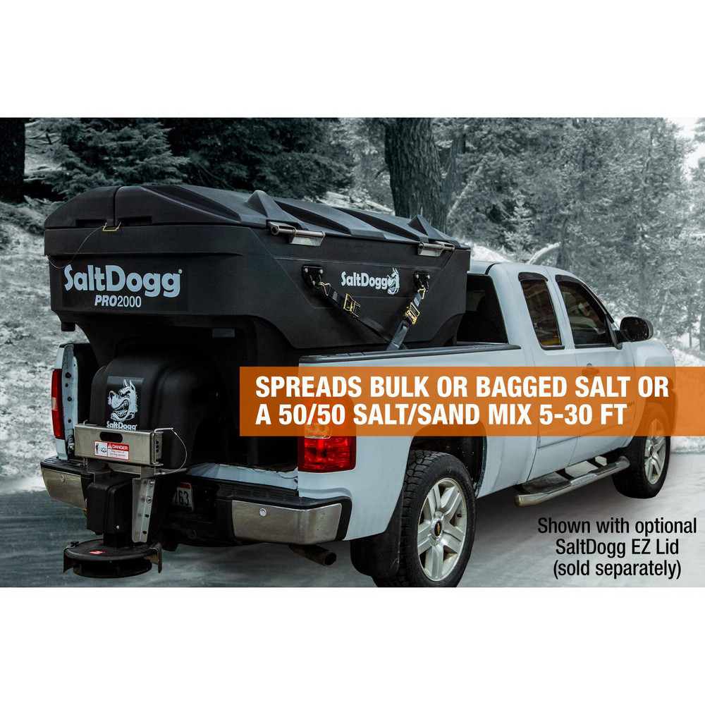 Buyers Products Electric Poly Hopper with Auger Landscape Spreader: - PRO2000