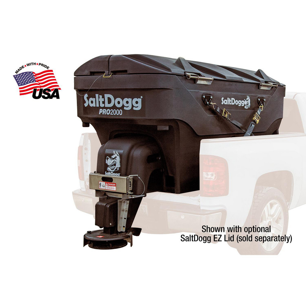 Buyers Products Electric Poly Hopper with Auger Landscape Spreader: - PRO2000