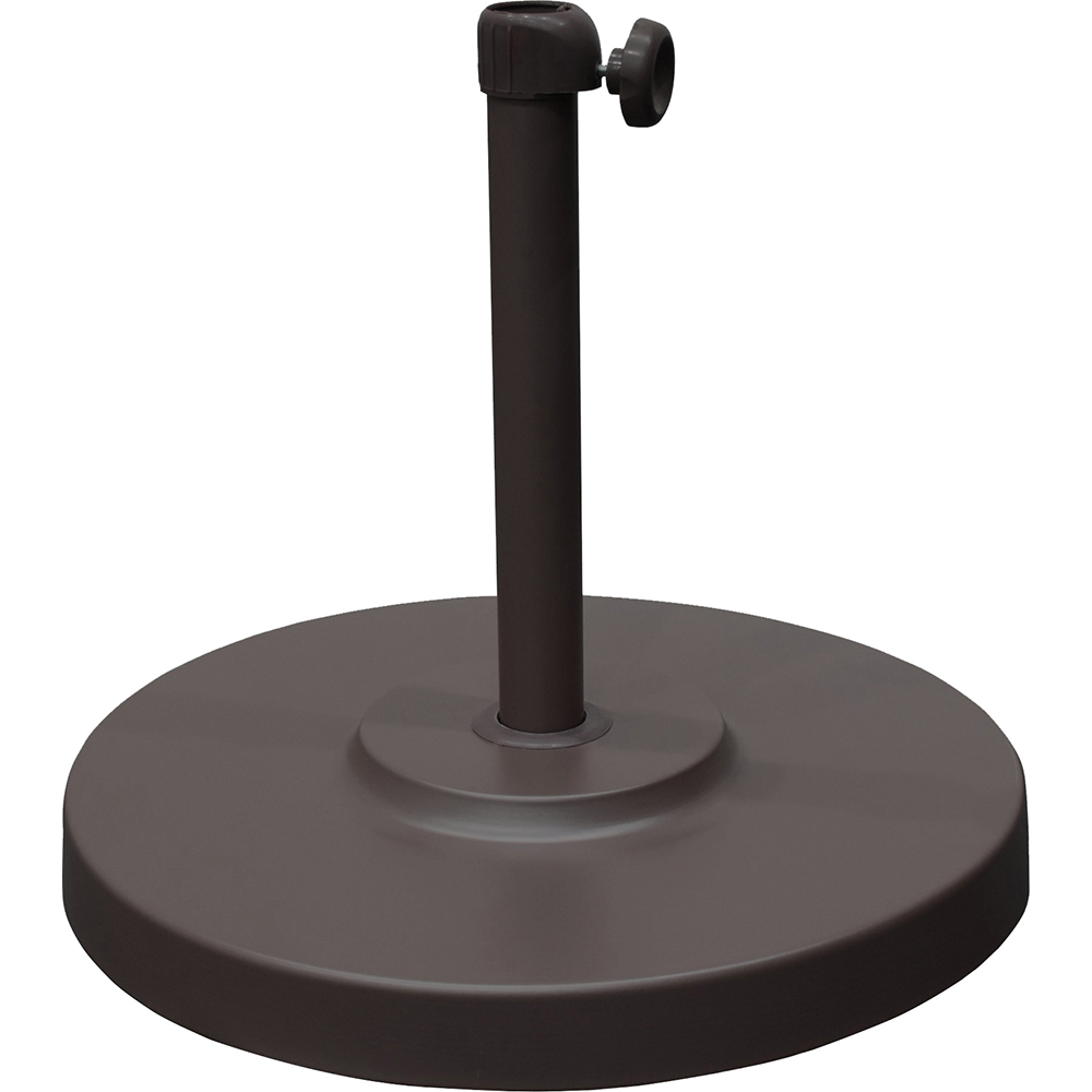 US Weight Patio Furniture Parts & Accessories: Umbrella Base, Bronze, Concrete, 13.7000 - FUB28BZ