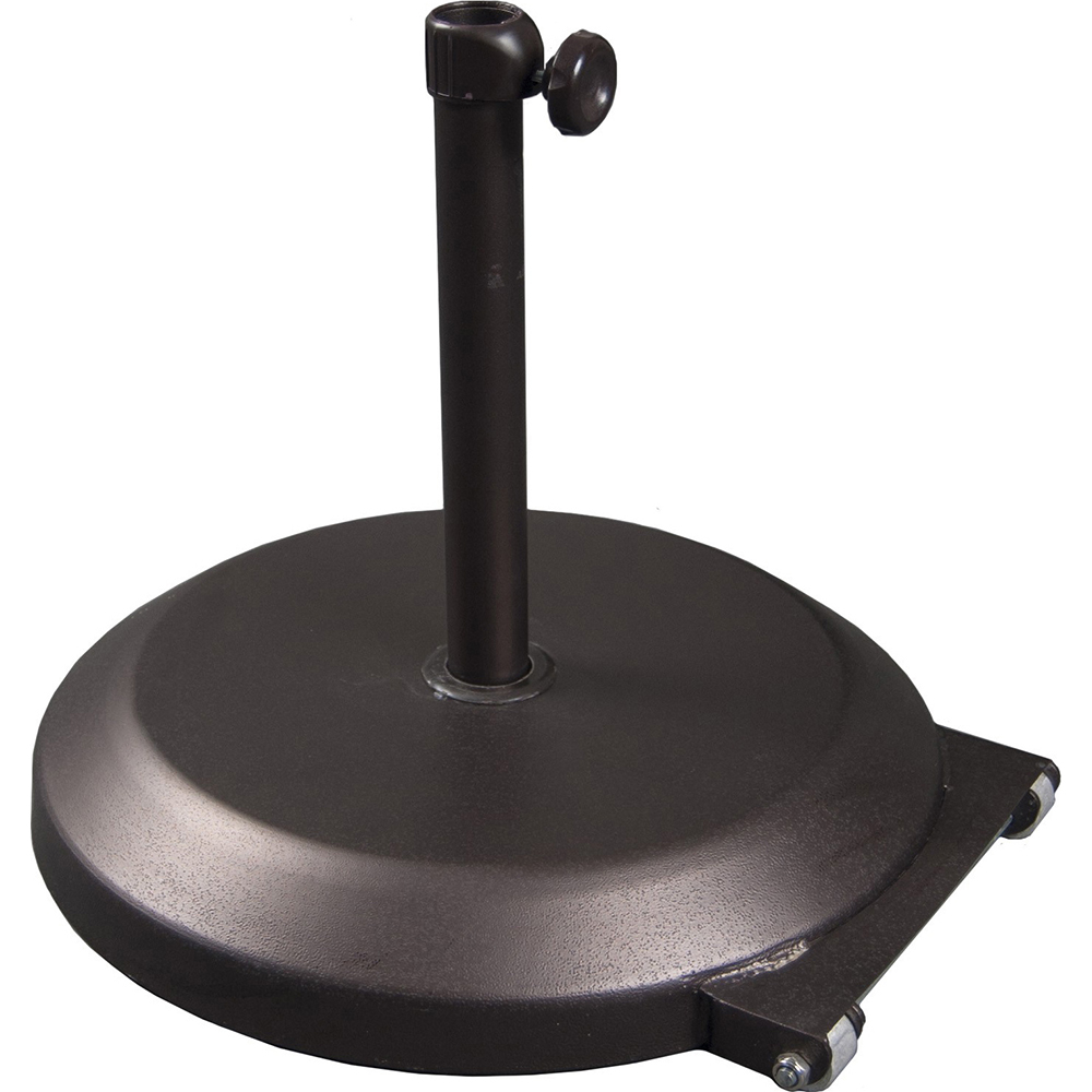 US Weight Patio Furniture Parts & Accessories: Umbrella Base, Bronze, Concrete, 13.7000 - FUB28BZ