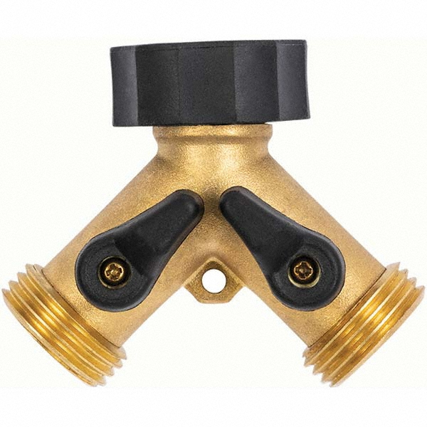 Coilhose Pneumatics Garden Hose Connector: 0.75" Hose, 3/4" NH, Brass - 1001