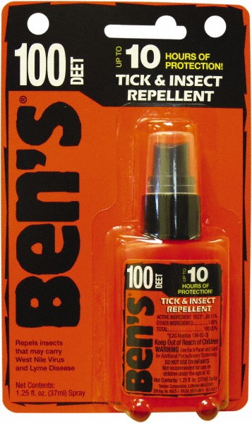 Ben's Pack of (12) 1.25-oz Bottles 100% DEET Pump Spray - 0006-7070