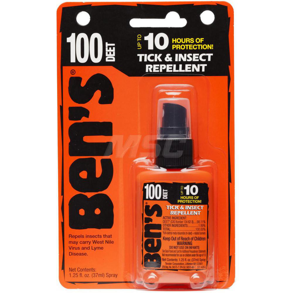 Ben's Pack of (12) 1.25-oz Bottles 100% DEET Pump Spray - 0006-7070