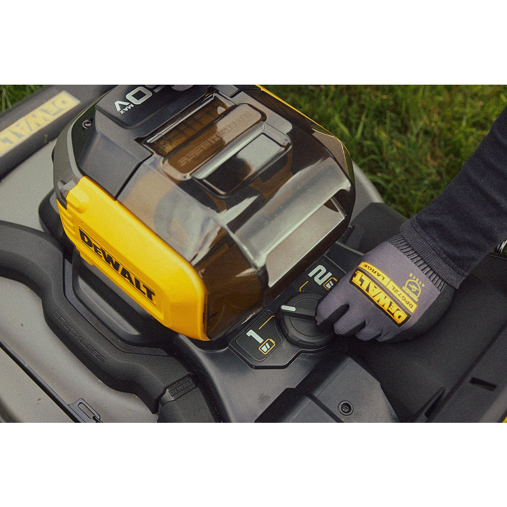 DeWALT Lawn Mowers: Mower Type: Walk Behind; Power Type: Battery; Cutting Width: 21 in - DCMWSP700Y2