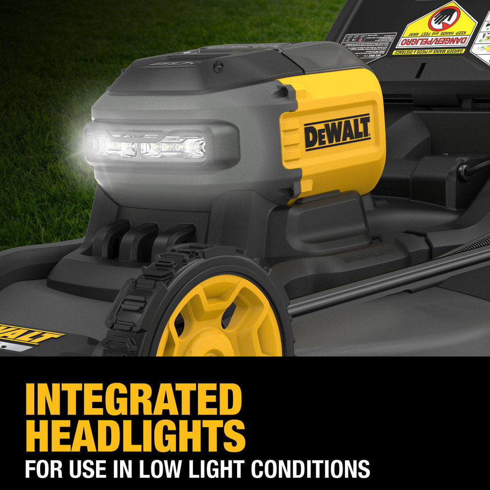 DeWALT Lawn Mowers: Mower Type: Walk Behind; Power Type: Battery; Cutting Width: 21 in - DCMWSP700Y2