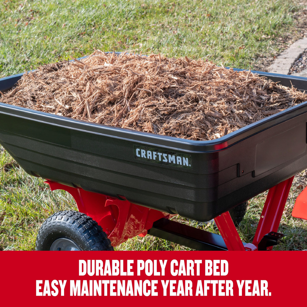 Craftsman Outdoor Power Equipment Accessories: Accessory Type: Cart; For Use With: Any Riding Lawn Tractor With An Universal Hitch - CMXGZBF7124489