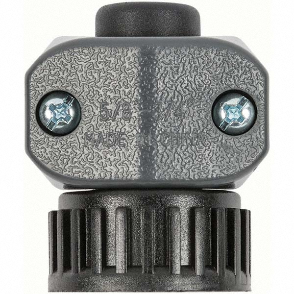 Gilmour Garden Hose Clamp-Style Coupler: 0.625" Hose, Female, Plastic - 801004-1002