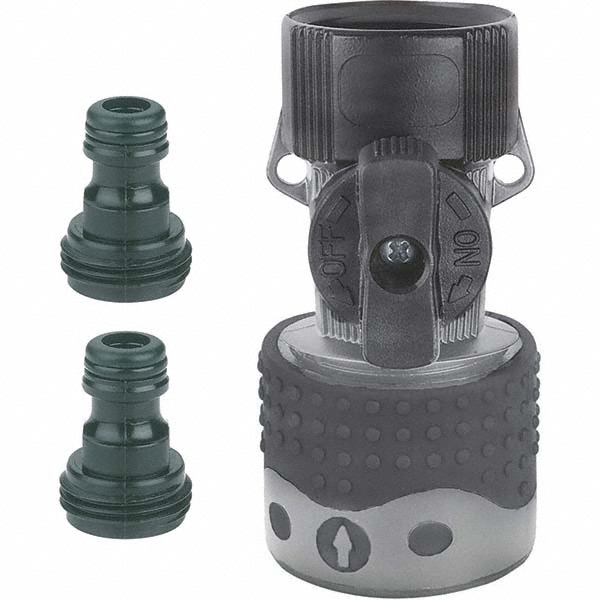 Gilmour Garden Hose Clamp-Style Coupler: 0.625" Hose, Female, Plastic - 801004-1002