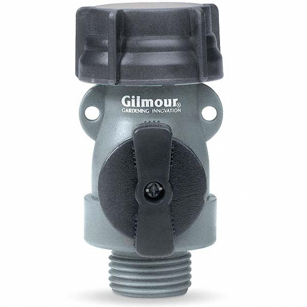 Gilmour Garden Hose Clamp-Style Coupler: 0.625" Hose, Female, Plastic - 801004-1002