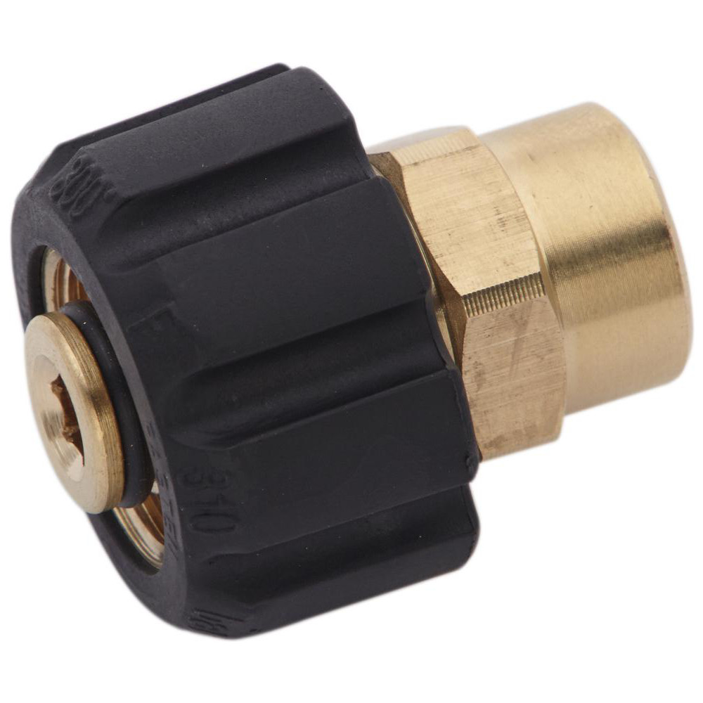 Generac Power Pressure Washer Accessories: Accessory Type: Adapter; For Use With: Most Brands; Material: Brass - 6623