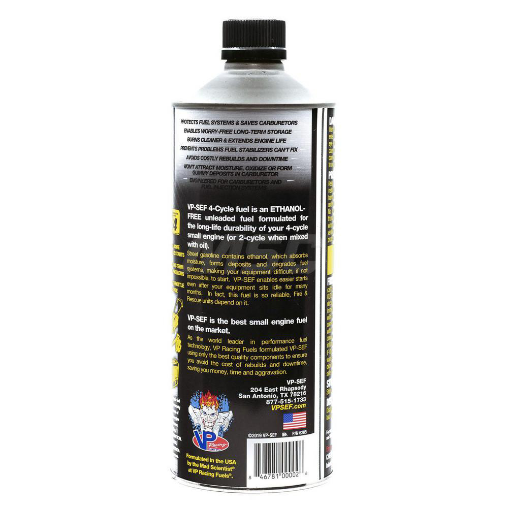 VP Racing Fuels Outdoor Power Equipment Fuel: 4 Cycle, 4 Cycle, No, 94 - 6205