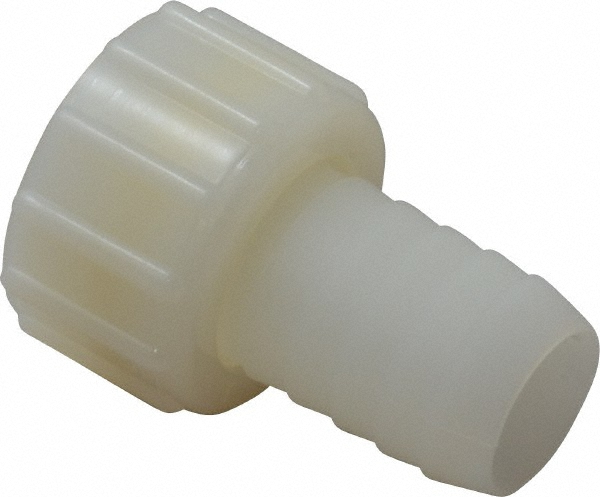 Green Leaf Garden Hose Adapter: Female Hose to Barb, 3/4" FGHT, Nylon - B 3438 W