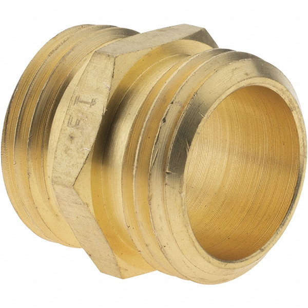 Green Leaf Garden Hose Adapter: Female Hose to Barb, 3/4" FGHT, Nylon - B 3438 W