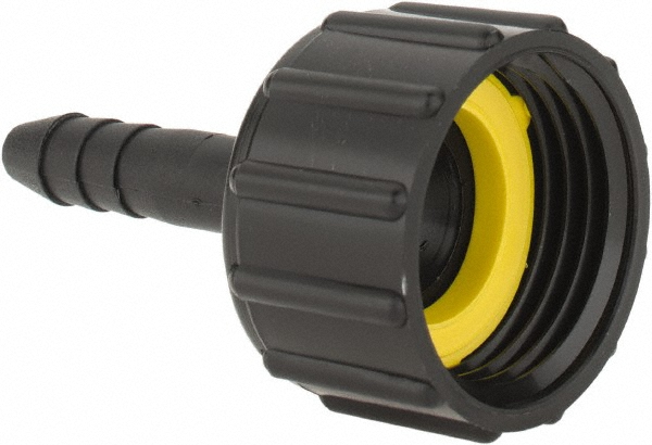 Green Leaf Garden Hose Adapter: Female Hose to Barb, 3/4" FGHT, Nylon - B 3438 W