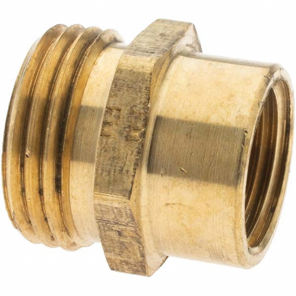 Green Leaf Garden Hose Adapter: Female Hose to Barb, 3/4" FGHT, Nylon - B 3438 W