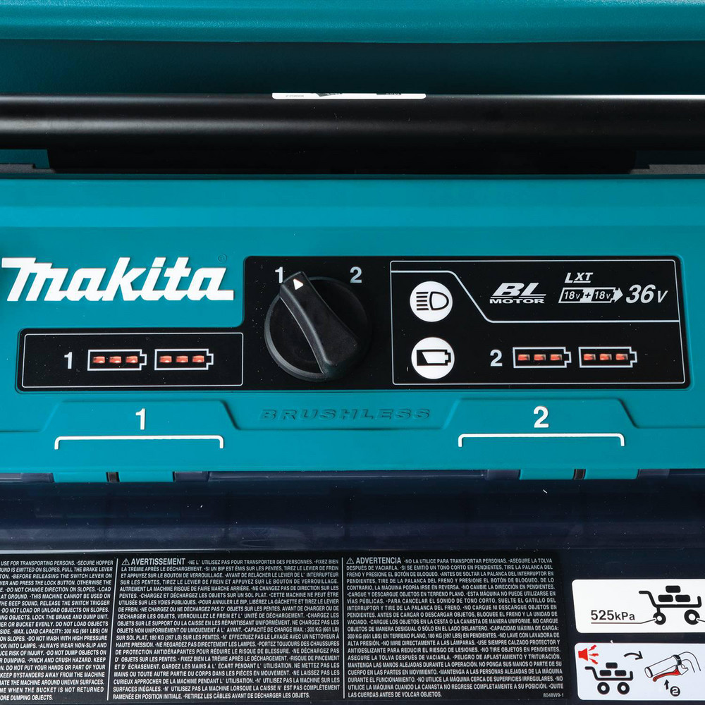 Makita Electric Outdoor Carts & Wagons: Power Assisted Wheelbarrow, No - XUC05Z