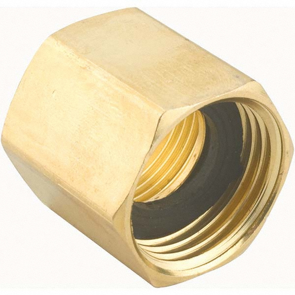 ANDERSON METALS Female Garden Hose x FIP: 0.125" Hose, Female Hose to Female Pipe, Brass - 757411-1202