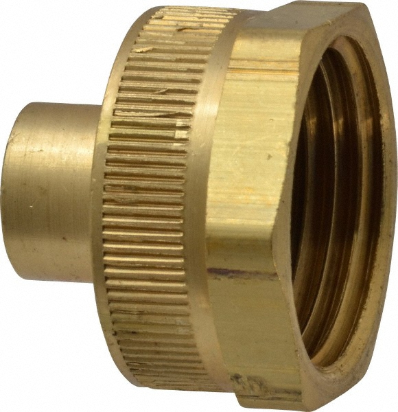 ANDERSON METALS Female Garden Hose x FIP: 0.125" Hose, Female Hose to Female Pipe, Brass - 757411-1202
