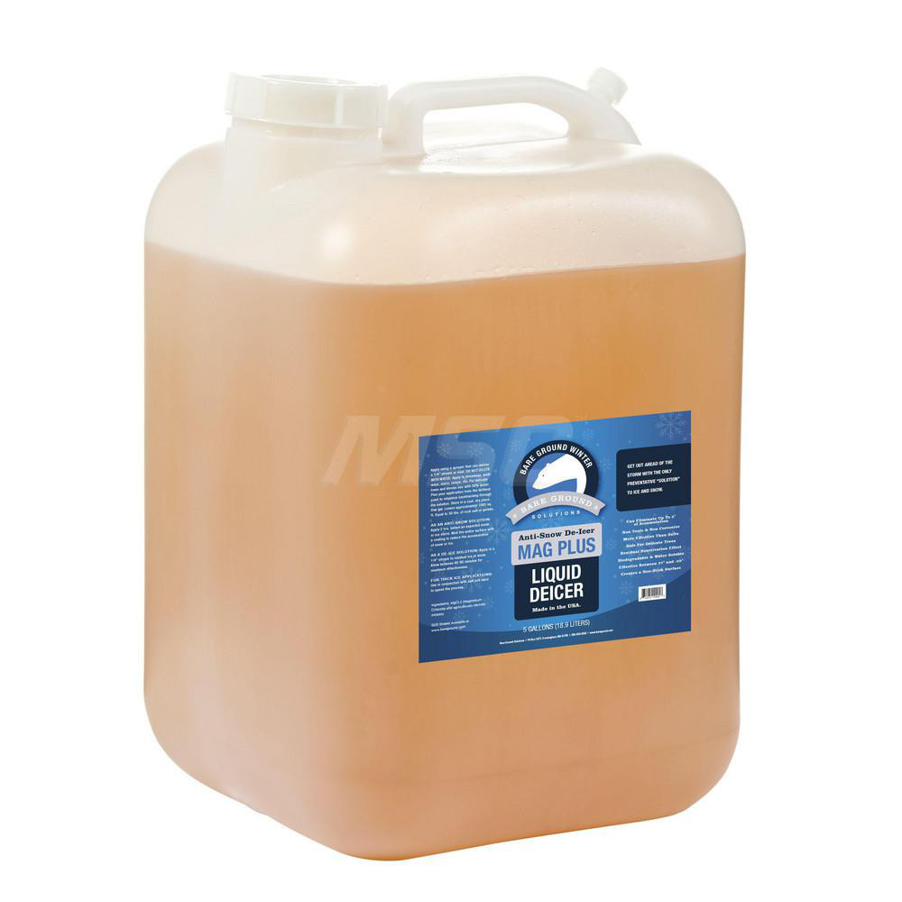 Bare Ground Solutions Ice & Snow Melter & De-Icer: Magnesium Chloride, Liquid, 5 gal Pail - BG-5P