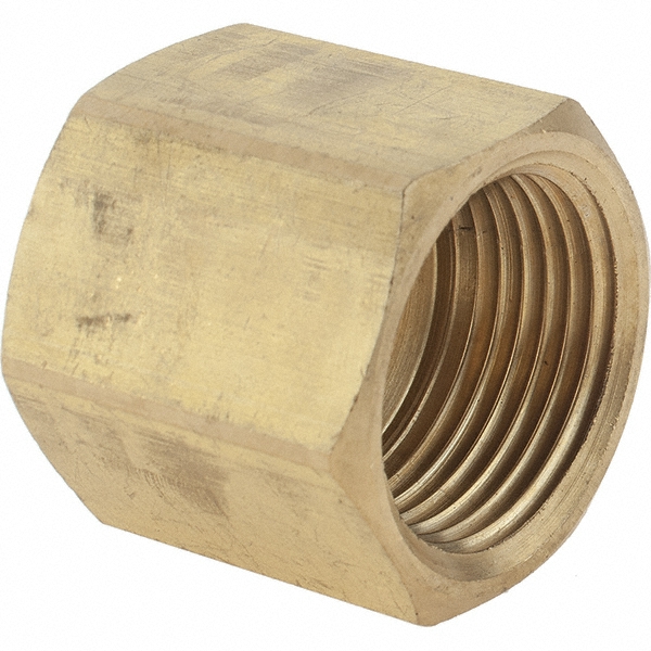 Value Collection Garden Hose Adapter: Female Hose to Female Pipe, 3/4 x 3/4", Brass - 12347