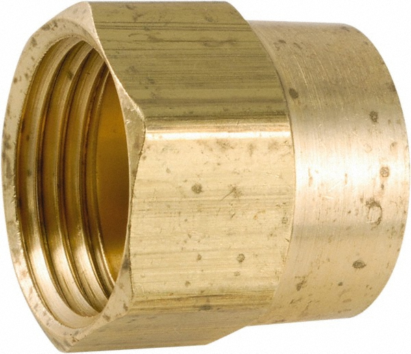 ANDERSON METALS Female Garden Hose x FIP: Female Hose to Female Pipe, FPT, Brass - 757482-1208