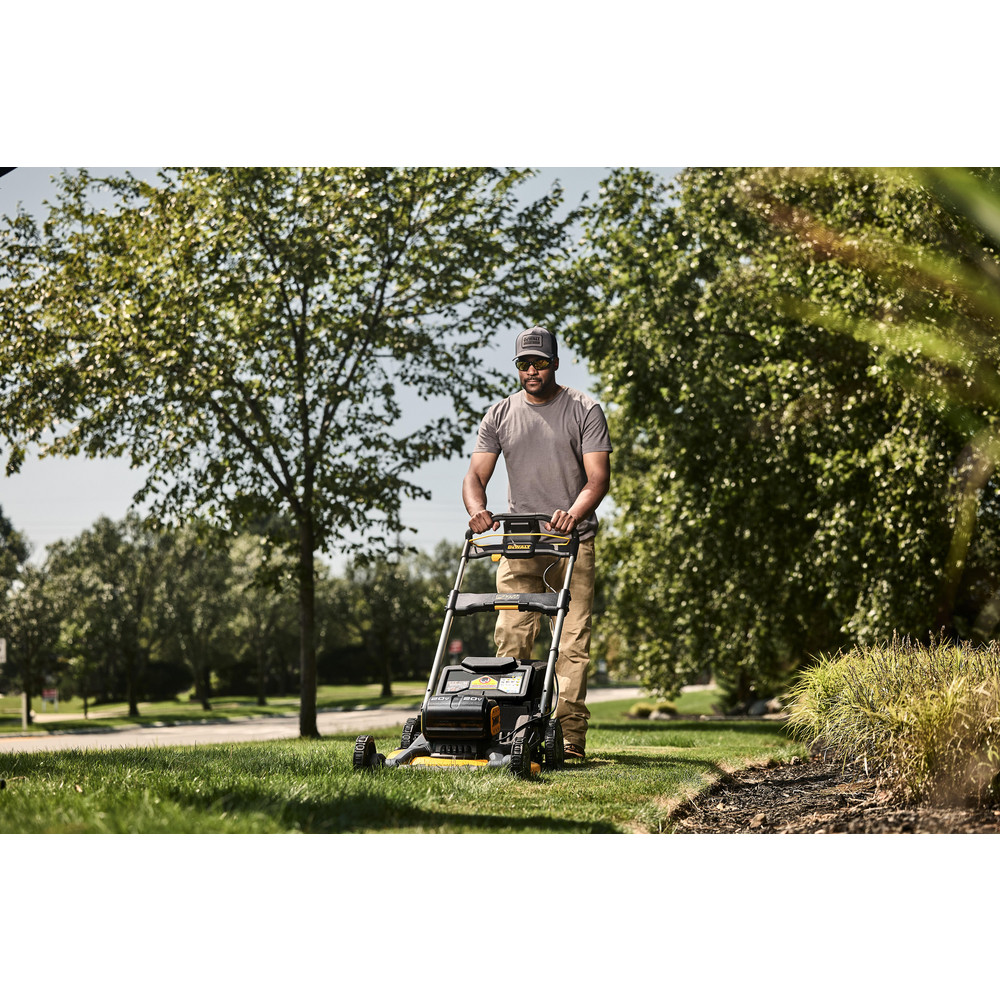 DeWALT Lawn Mowers: Mower Type: Walk Behind; Power Type: Battery; Cutting Width: 21 in - DCMWP234U2