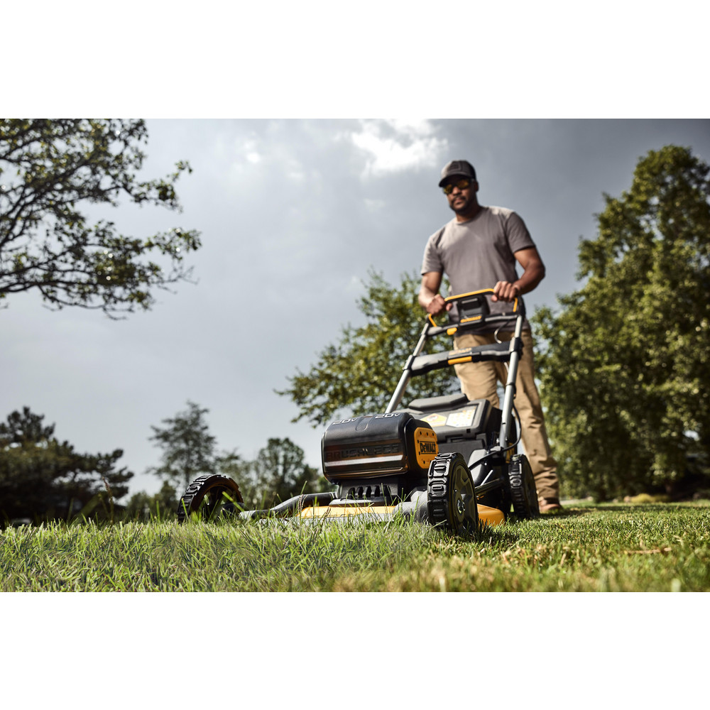DeWALT Lawn Mowers: Mower Type: Walk Behind; Power Type: Battery; Cutting Width: 21 in - DCMWP234U2