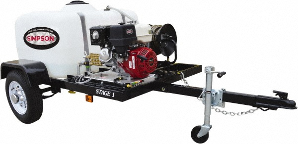 Simpson Pressure Washer: 2.8 GPM, Gas, Cold Water - 95000