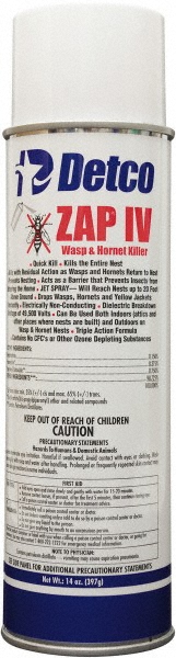 Detco Zap Iv, 20 oz Aero Can, Wasp & Hornet Spray - 1884-A12