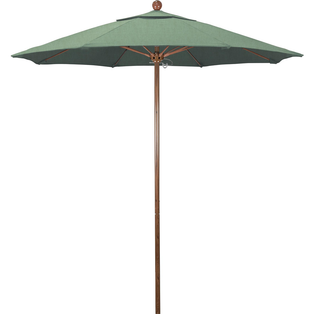 California Umbrella Patio Umbrella: 90" Dia, 8' High, Pacifica, Spa, Aluminum Frame - 194061620991