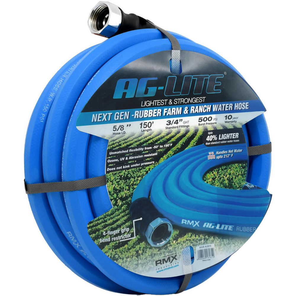 AG-Lite Garden Hose: Garden, 5/8, Rubber, 150 - AL58150