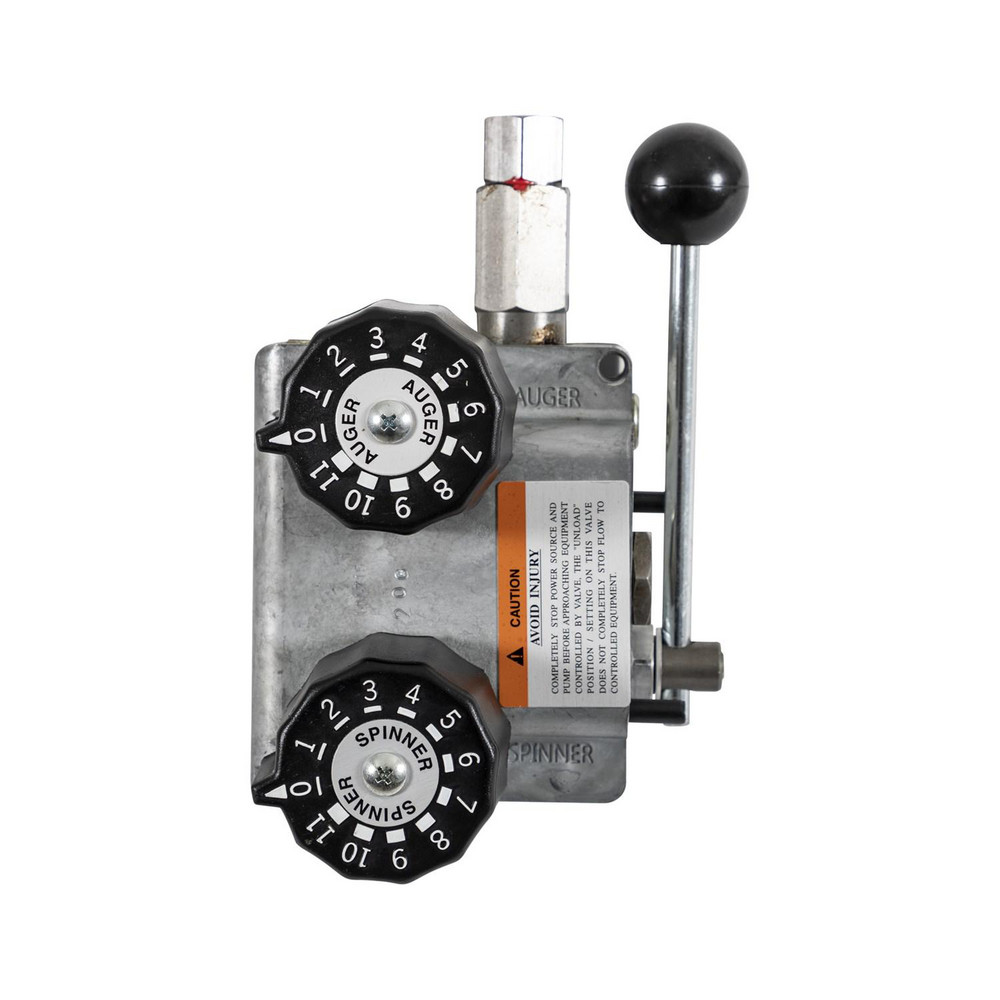 Buyers Products Landscape Spreader Accessories: Type: Dual-Flow Hydraulic Spreader Valve; Product Compatibility: Spreaders; Material: Steel - HV715