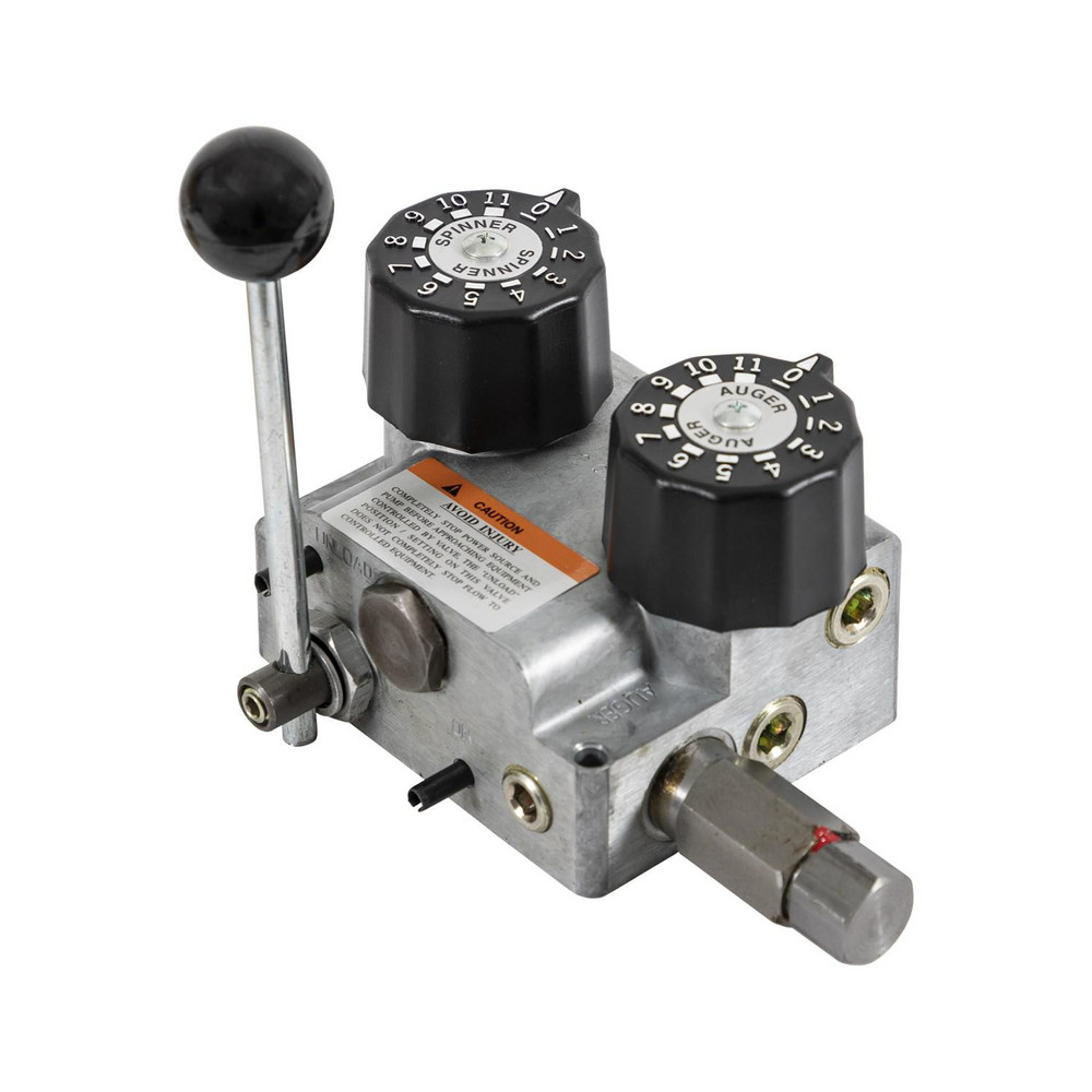 Buyers Products Landscape Spreader Accessories: Type: Dual-Flow Hydraulic Spreader Valve; Product Compatibility: Spreaders; Material: Steel - HV715