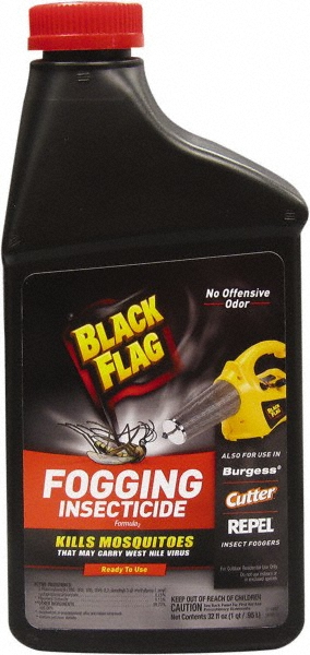 Burgess Insecticide for Flying Insects & Mosquitoes: 32 oz Bottle, Liquid - 190255