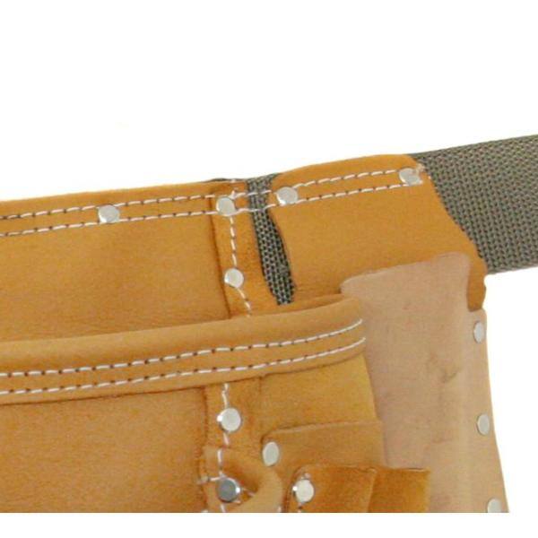 McGuire-Nicholas 11-Pocket Leather Waist Tool Belt/Contractor's Apron - 1DM-428-2