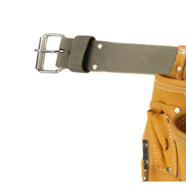 McGuire-Nicholas 11-Pocket Leather Waist Tool Belt/Contractor's Apron - 1DM-428-2