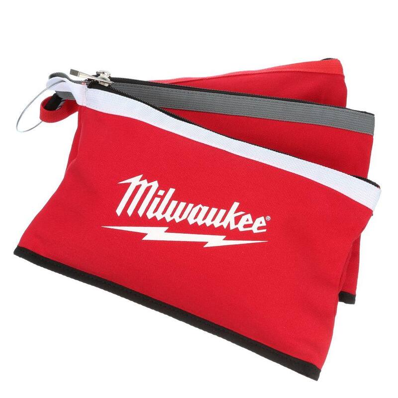 Milwaukee 12 in. Zipper Tool Bag in Multi-Color (3-Pack) - 48-22-8193
