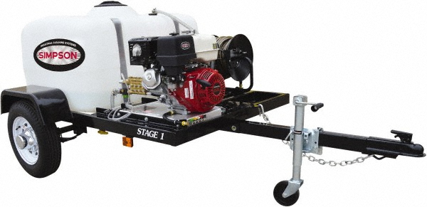 Simpson Pressure Washer: 3.5 GPM, Gas, Cold Water - 95001