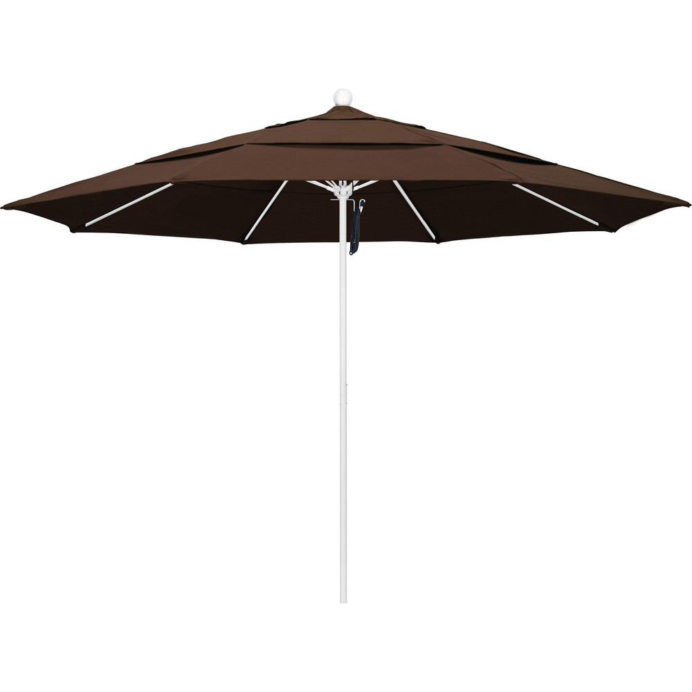 California Umbrella Patio Umbrella: 132" Dia, 8.917' High, Pacifica, Black, Aluminum Frame - 194061620007