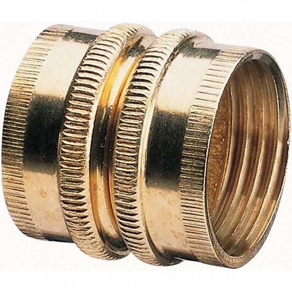 Value Collection Garden Hose Fitting: Female Hose to Female Pipe, 3/4 x 3/4", Brass - 12349