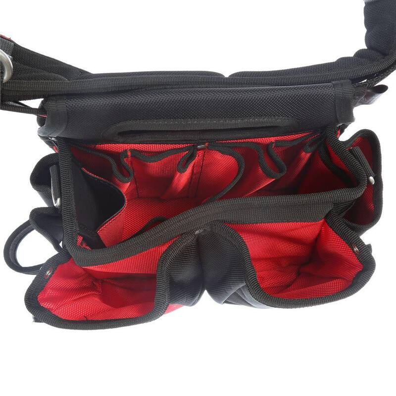 Milwaukee Electricians Adjustable Work Waist Tool Belt and X-Large Padded Rig - 48-22-8110-48-22-8146