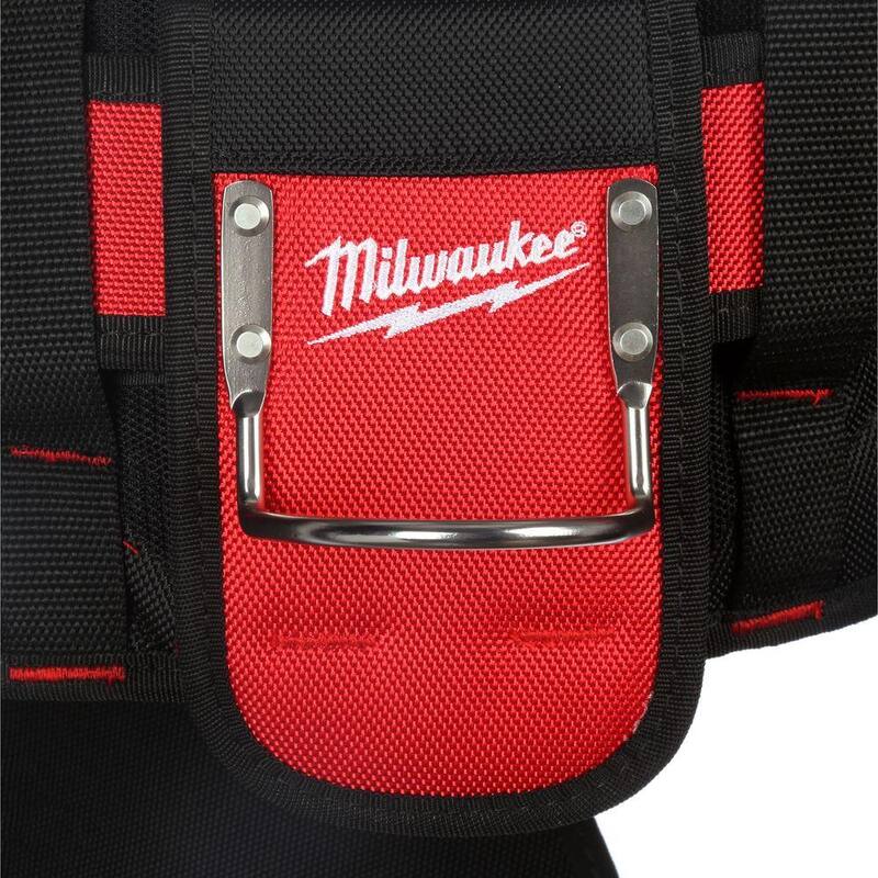 Milwaukee Electricians Adjustable Work Waist Tool Belt and X-Large Padded Rig - 48-22-8110-48-22-8146