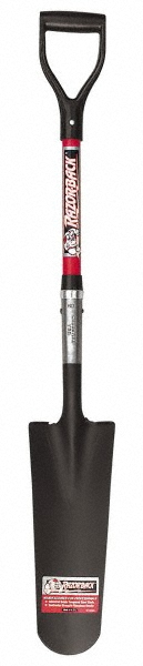 AbilityOne Garden Hoe: 5-1/4" High, 6" Wide, Round, Steel - 3750016117559
