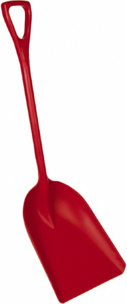 Vikan Ergonomic shovel with drain holes, 13.8",  White - 56035