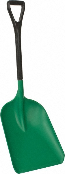 Vikan Ergonomic shovel with drain holes, 13.8",  White - 56035