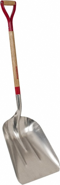 SEYMOUR-MIDWEST Scooping Shovel: Aluminum, Square, 20" Blade Length - 49267
