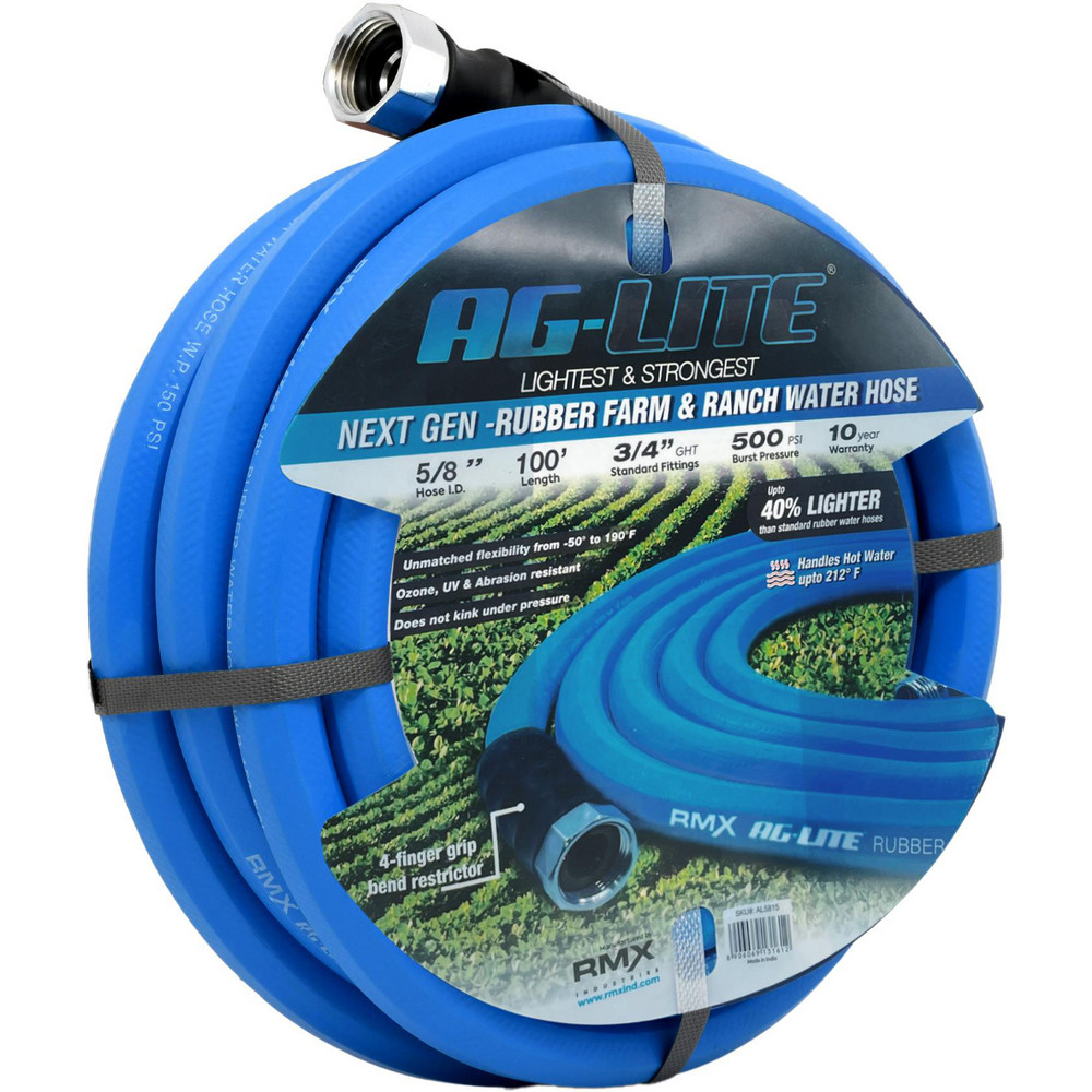 AG-Lite BluBird Ag-Lite 5/8" x 100' Premium Rubber Water Hose - AL58100