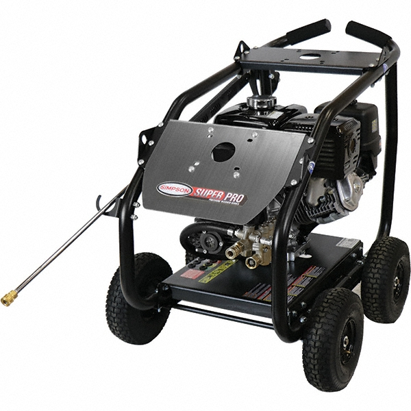 Simpson Pressure Washer: 4,400 psi, 4 GPM, Gas, Cold Water - 65211