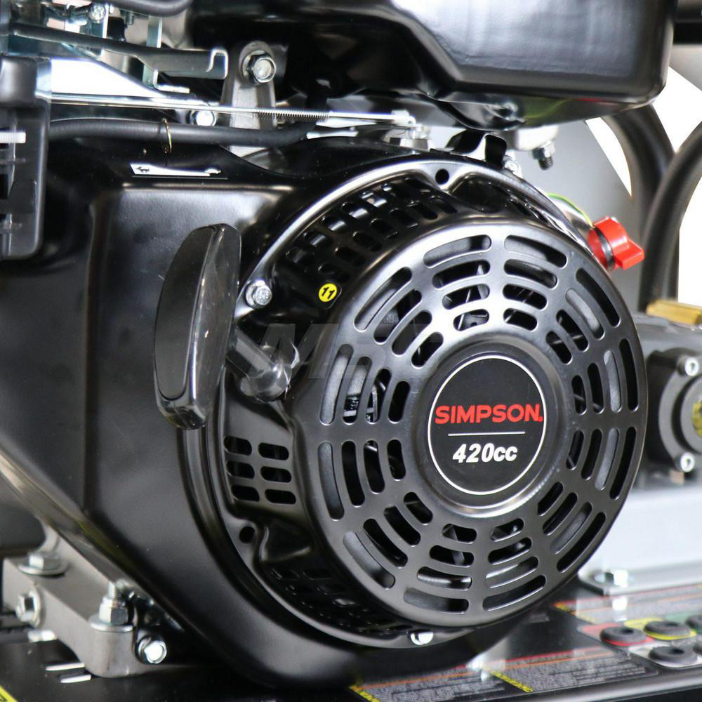 Simpson Pressure Washer: 4,400 psi, 4 GPM, Gas, Cold Water - 65211
